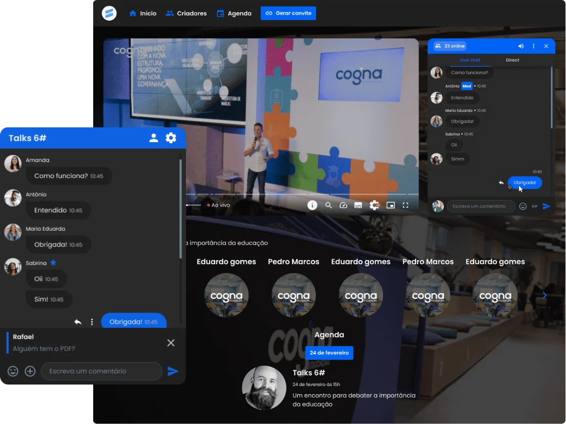 Plataforma Spalla Stream - Taghos